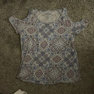 T-shirt with cut outs